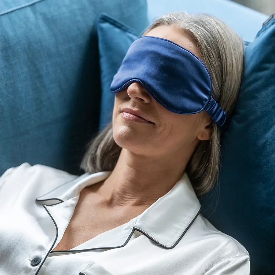 Schlafmaske aus Seide Schlafmaske aus Seide